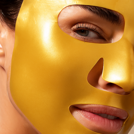 4x Gold Face Mask